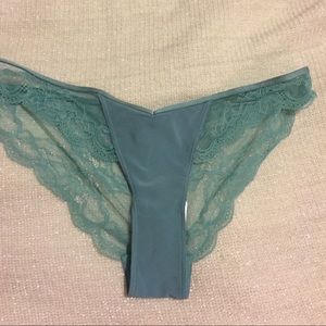 Free people aquamarine lace panties
